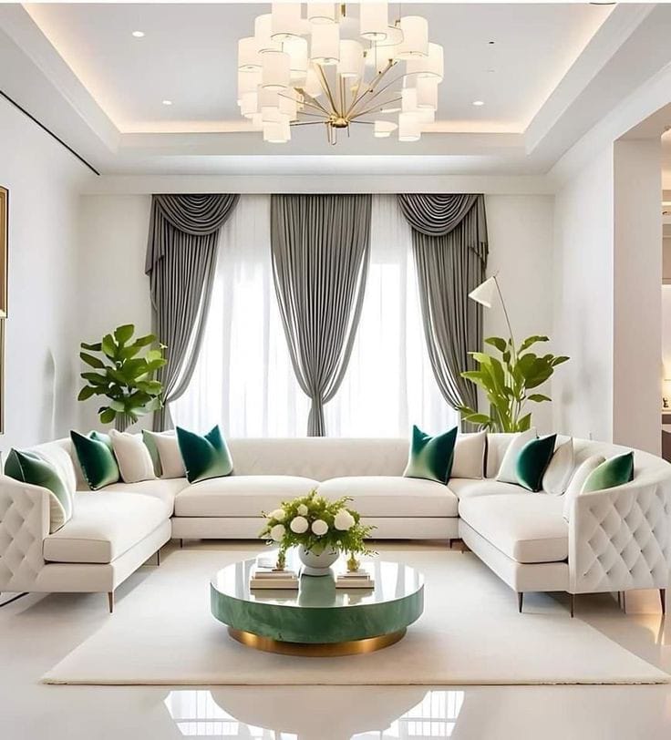 Elegant White Sofa Set – A Timeless Addition to Your Living Room