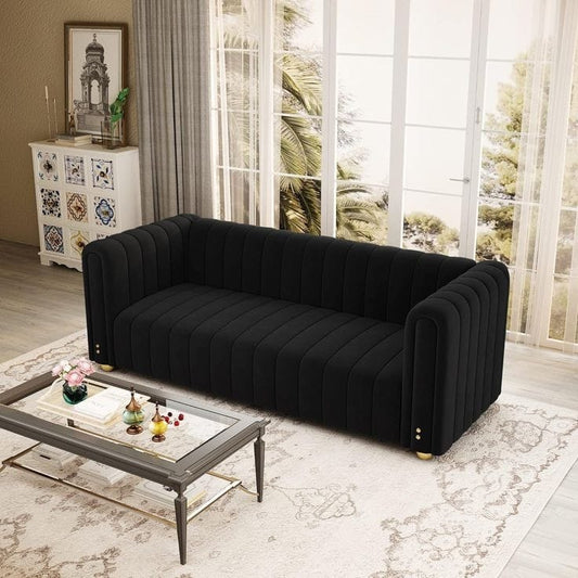 Comfy Black Sofa 
Comfortable Sofa