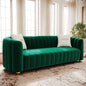 comfortable sofa
green sofa
plush sofa