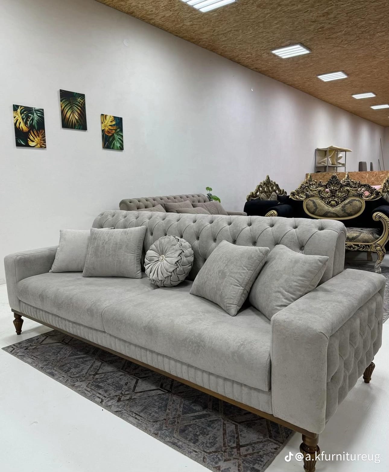 Regal Opal Sofa Set
Three seater sofa